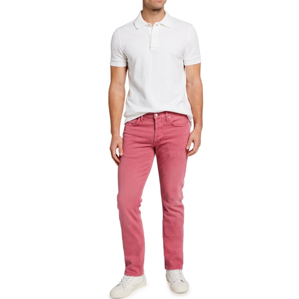 TOM FORD PINK DENIM JEANS